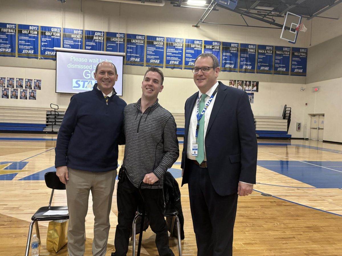 Recently AHA had the honor of hosting guest speaker Nick Anderson from the class of 2013. He  inspired the AHA community with his story of triumph as he battled against the odds to play basketball at AHA.
